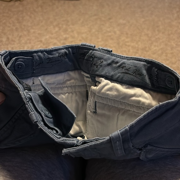 New Polo Ralph Lauren Slate Blue Cargo Shorts Bouys Youth 5 Adjustable tabs - Picture 9 of 10